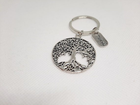 Keychain Tree Of Life Purse Oberon Design Hand Crafted Key Ring