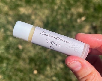 Vanilla Tallow Chapstick, Lip Balm, Tallow Based Lip Moisturizer, Lip Cream, All Natural Lip Balm, Tallow Skincare