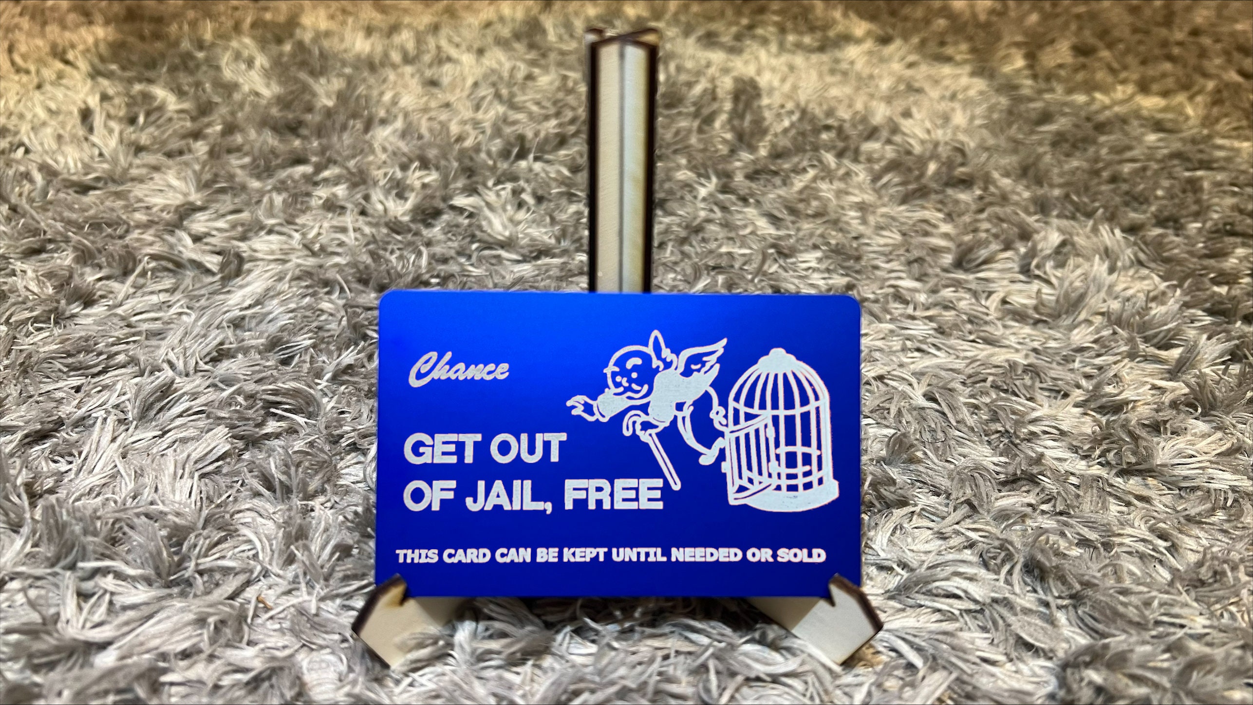 Get Out of Jail Free Card Aluminum Metal Multiple Color Options - Etsy