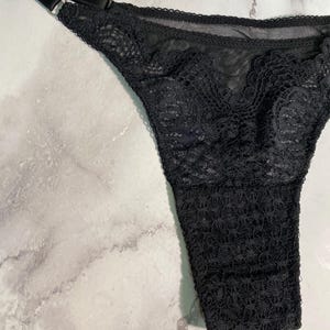 Sexy black thong