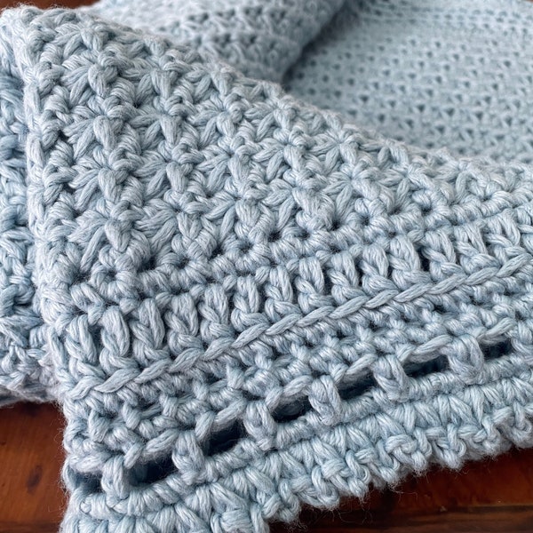 The Boy-O Blanket Pattern, baby or child blanket