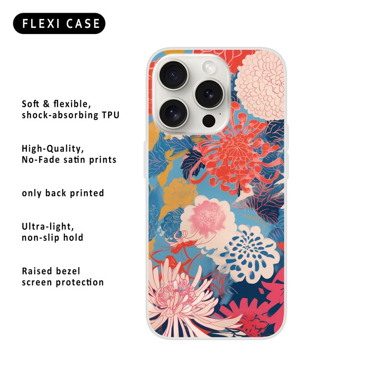 Yayoi Kusama phone case iPhone 17 Pro MagSafe & Samsung Galaxy S25, flower pattern Japanese Art, colourful protective case, perfect gift image 7