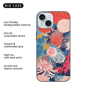 Yayoi Kusama phone case iPhone 17 Pro MagSafe & Samsung Galaxy S25, flower pattern Japanese Art, colourful protective case, perfect gift image 5