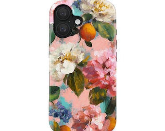 Ralph Lauren telefoonhoesje voor iPhone 16 (MagSafe) & Samsung Galaxy S25 | Vintage bloemenhoesje | Zomercadeau | Impressionistisch en kleurrijk