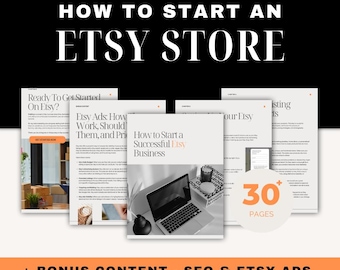 Etsy Shop Guide | Profitable Business, SEO, Ads (Digital Download)
