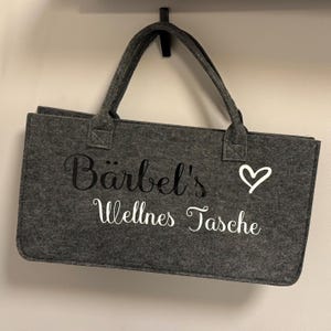 Sonderwunsch  Filztasche | Personalisierte Filztasche Initiale Name | Markttasche | Personalisiertes Geschenk | Individuelle Geschenke