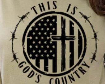 T-shirt  “This Is God’s Country”