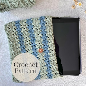 Tablet and Laptop Case Crochet Pattern l Beginner Friendly PDF