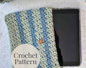 Tablet and Laptop Case Crochet Pattern l Beginner Friendly PDF