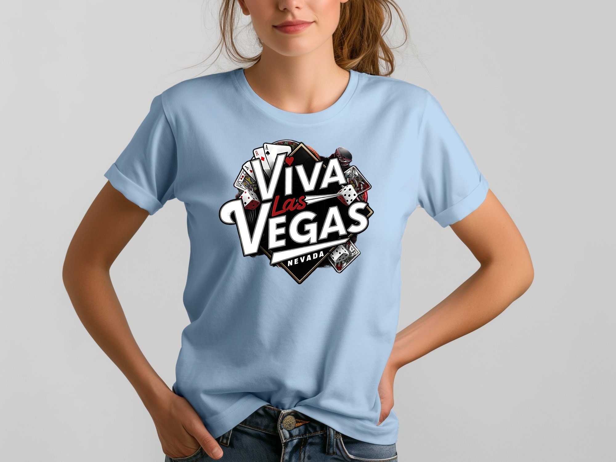 Retro Travel Tee T Shirt Vtg Cowboy Western Art Las Vegas Nevada Pioneer Club
