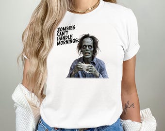 Funny Zombie Graphic T-Shirt: Halloween Party Shirt