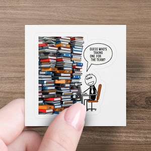 Funny Work Stickers, Office Humor Quotes Stickers, Gag Gift for Coworker, Silly Gifts for Office, Corporate Gifts Ideas, Work Memes