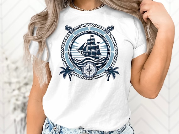 T-shirt Homme Abandon Ship Noir Imprimé Nautique - Coton, Taille M - Très Bon état