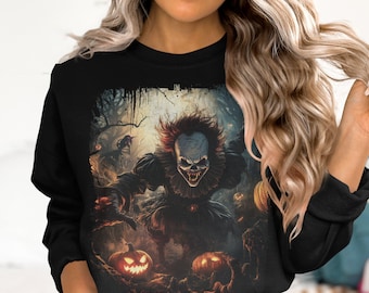 Halloween-T-shirt Griezelige Clown: T-shirt horrorfilm