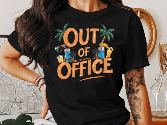 Out Of Office Summer Vacation Palm Tree Sunglasses T-Shirt Out Of Office Summer Vacation Palm Tree Sunglasses T-Shirt