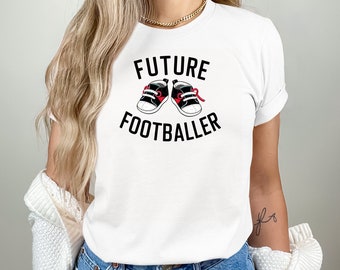 Future Footballer Pregnancy Announcement Shirt: Maternity Tee