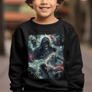 Halloween Horror T-Shirt, Scary Zombie Graphic Tee, Spooky Halloween Shirt, Horror Movie T-Shirt, Creepy Night Apparel