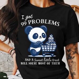 アイスクリームカート付きのかわいいパンダTシャツ、愛らしい動物のグラフィックTシャツ、あらゆる年齢層向けのユニセックスカジュアルシャツ