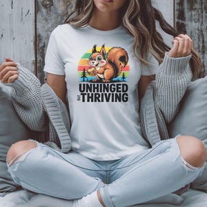 Squirrel T-Shirts, Cute Animal Tee, Funny Retro Squirrel Design, Nature Lover Shirt, Novelty T-Shirts, Gift for Squirrel Fans