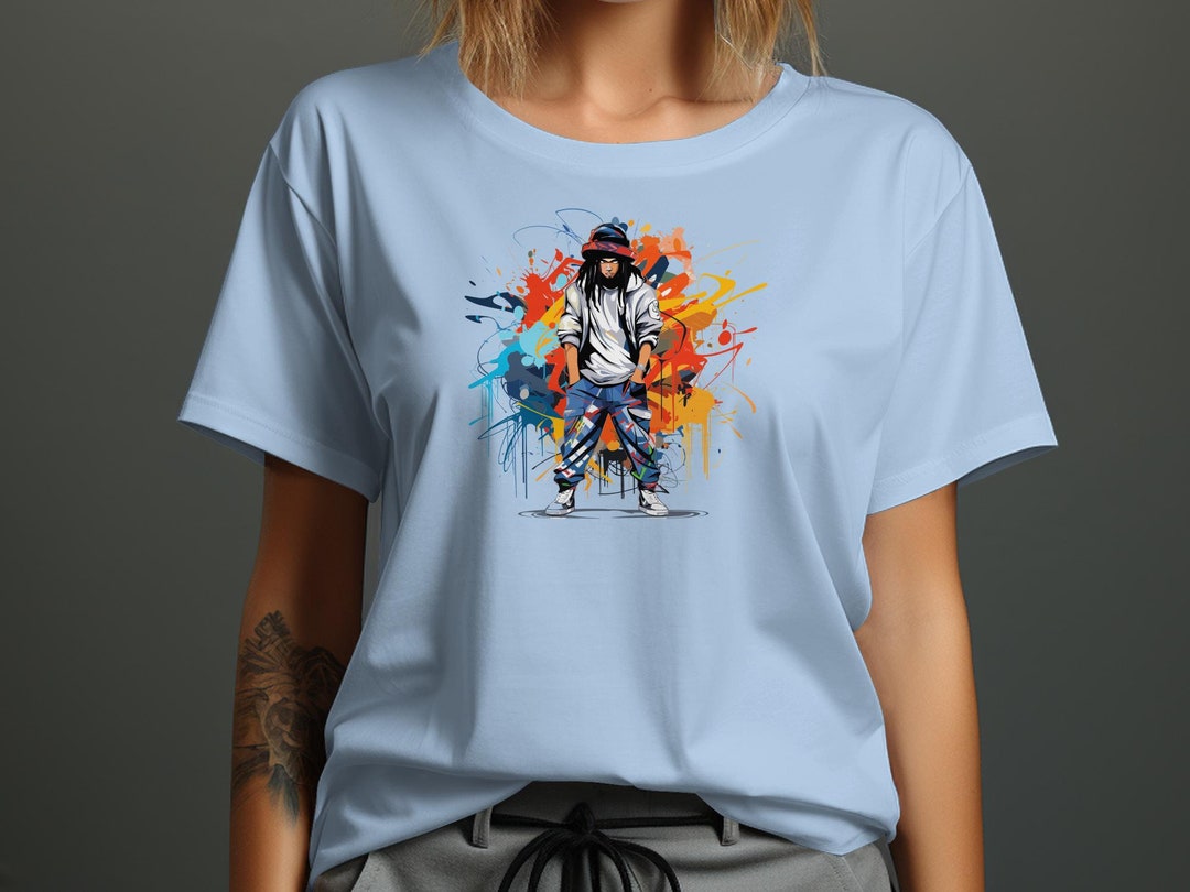 T-shirt Tiny Toones Cambodge – Break Dancing / Graffiti – Taille M, Coton Marron