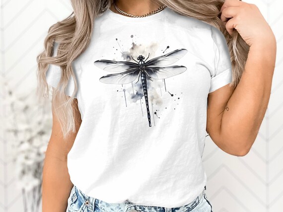 Watercolor Dragonfly Art Vintage Retro T Shirt Watercolor Dragonfly Art Vintage Retro T Shirt