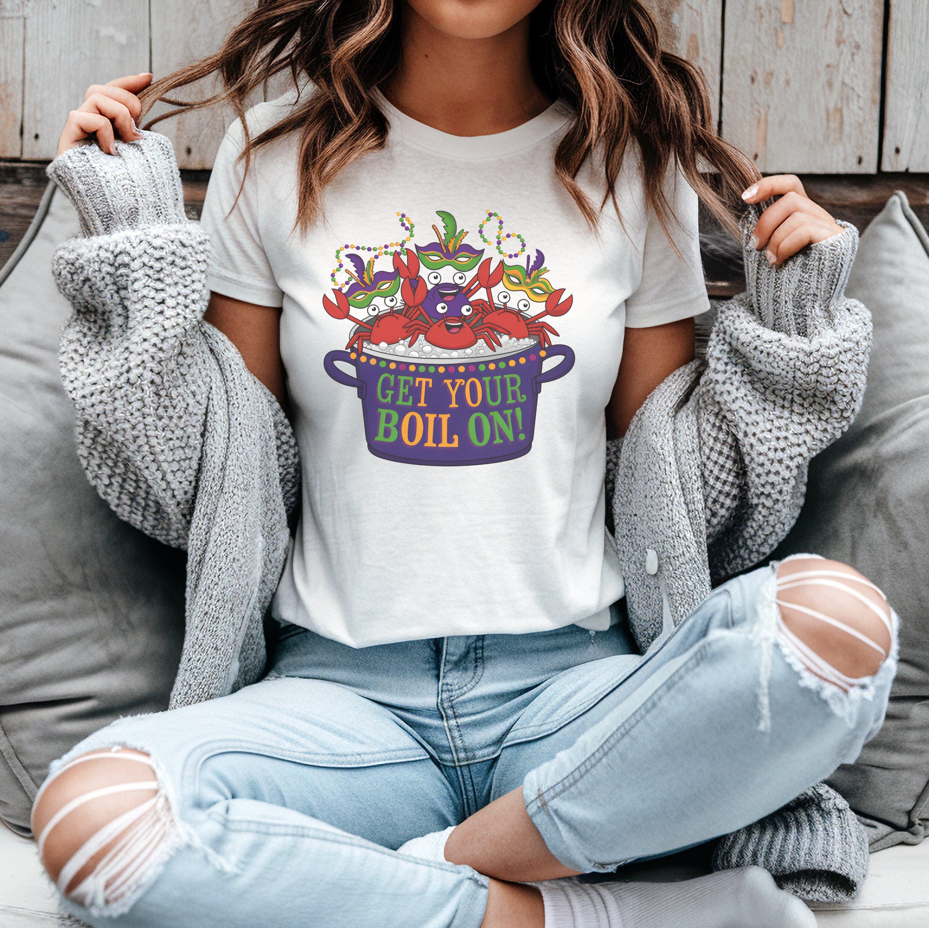 マルディグラクラブTシャツ：ニューオーリンズカーニバルTシャツ 