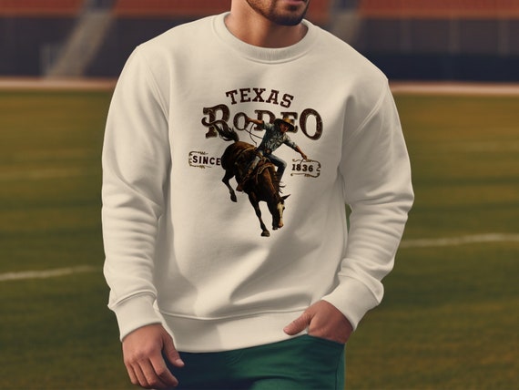 Vintage Texas Rodeo T-shirt Cowboy Graphic, Western Style