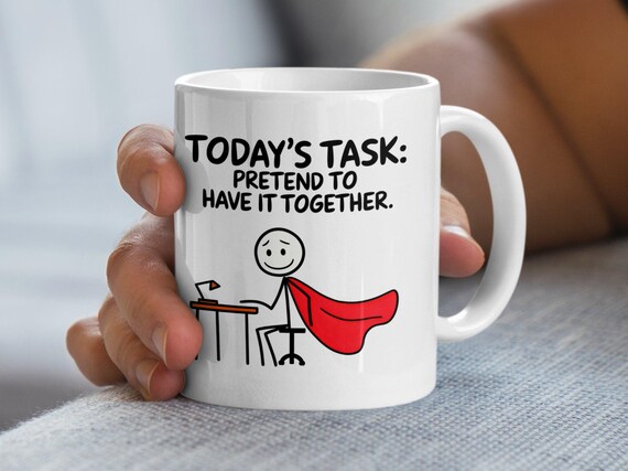 Tazza Da Colazione Per Copritetti – 330 Ml, Idea Regalo Lavoro Con Scritta In Tedesco, Ceramica Di Qualità