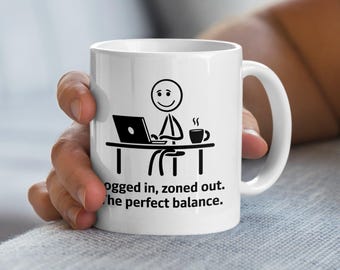 Mug Funny Work Memes : cadeau hilarant pour bâillonner au bureau