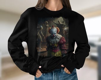 Camiseta de Halloween de payaso espeluznante: camiseta gráfica de personaje de terror
