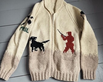 Pheasant Hunting Cowichan Sweater