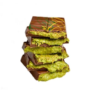 Barre de chocolat Dubai crème pistache et barre kataifi