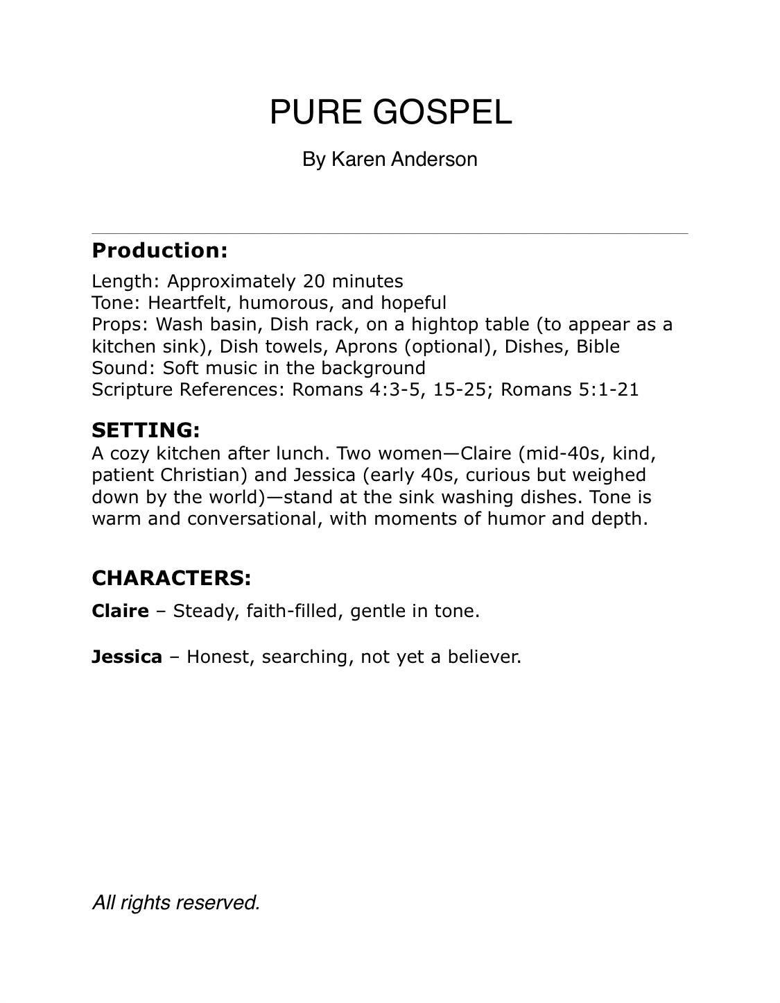 Women's Ministry Skit: 