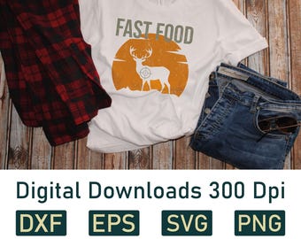 Funny Deer Hunting Sarcastic Animal SVG Design (Digital Download)