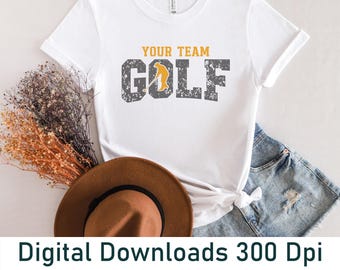 Plik SVG do wycinania zniszczonych golfów: Cricut, Silhouette (pobieranie cyfrowe)