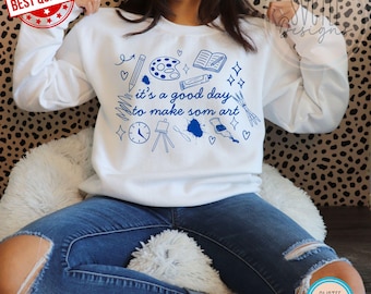 Artist Doodle Clipart PNG | Art Teacher Shirt Design