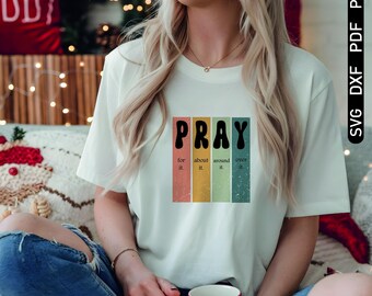 Pray Over It SVG: Christian Bible Verse Design (Digital Download