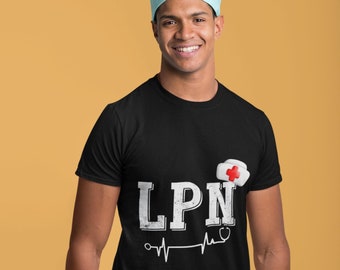 LPN-skjorta, legitimerad praktisk sjuksköterska-skjorta, present till LPN, LPN-t-shirt, LPN-examen, sjuksköterskeliv, present till sjuksköterska, sjuksköterskeuppskattningspresent, sjukskötersketröja
