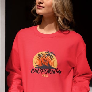 California Sweatshirt, California Vibes Sweatshirt, California Sweater, California Souvenir, Gift for her, Gift for him, California Sunset