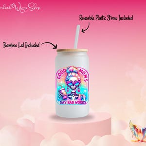 Taza de Vidrio con Carta de Tarot Gótica Taza de Café de Estética Oscura Taza Mística Gótica Vaso de Tarot Único Taza Gótica de Bruja