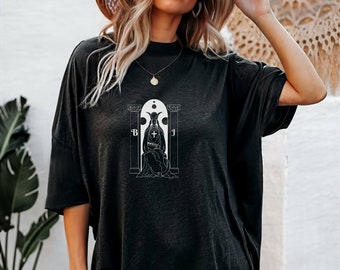 High Priestess Tarot Card Shirt: Mystical Witchy Tee