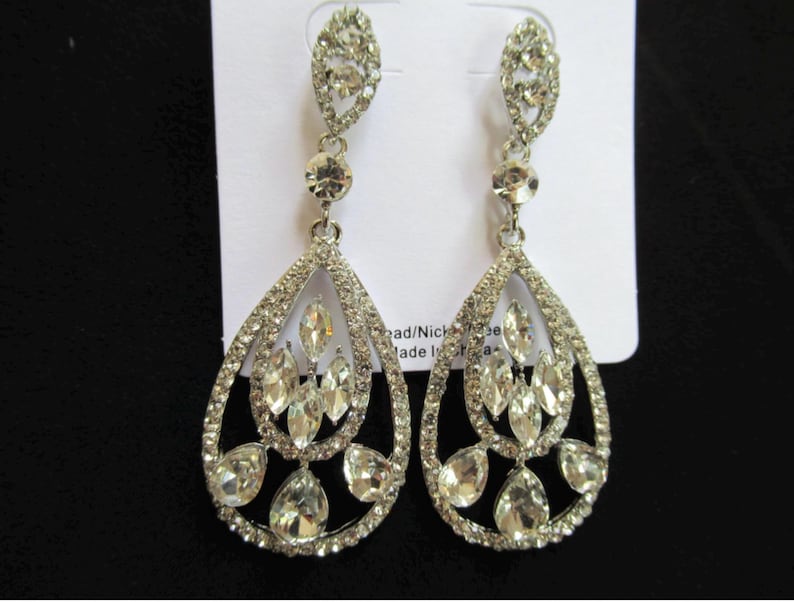Crystal Chandelier Earrings