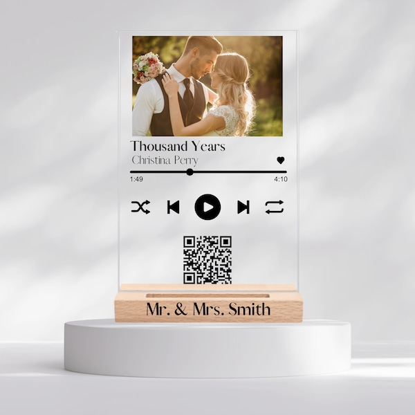 Qr Code Picture Stand Etsy