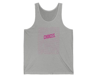 RuPaul's Drag Race Unisex Jersey Tank - Choices. | RPDR | Gifts | Pride | LGBTQ+