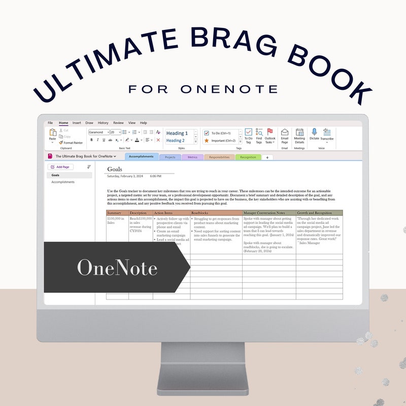 Onenote Templates - Etsy