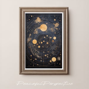 Navega por las estrellas Impresión digital, Descarga instantánea Mapa de las estrellas, Espacio sin fin descargable, Regalo de pareja, Galaxy Eternal Adventure