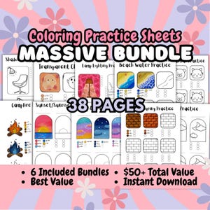 Folhas de exercícios de colorir: 38 páginas de texturas e padrões (download em PDF)
