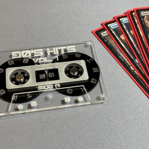 Custom Retro Cassette Tape Life Counter | Score Counter for trading card games and role playing games | Compatible with MtG, D&D, Lorcana