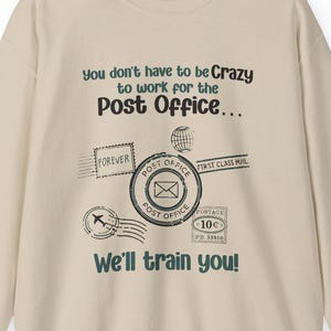 USPS Crewneck Sweatshirt, Postal Worker Gift, Mail Carrier Apparel, Funny Mailman Mail Lady,Mail Delivery Shirt, Rural Carrier Uniform