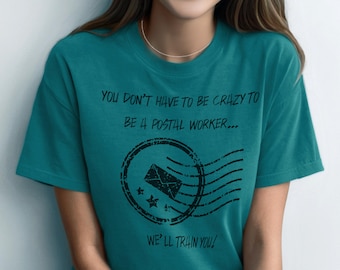 Camiseta de cartero/trabajador postal, camiseta de cartero rural, artículos postales divertidos, camisetas de cartera, Go Postal, entrega de paquetes, regalos para carteros